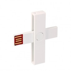 Plus ID Smart Card Reader Compact White